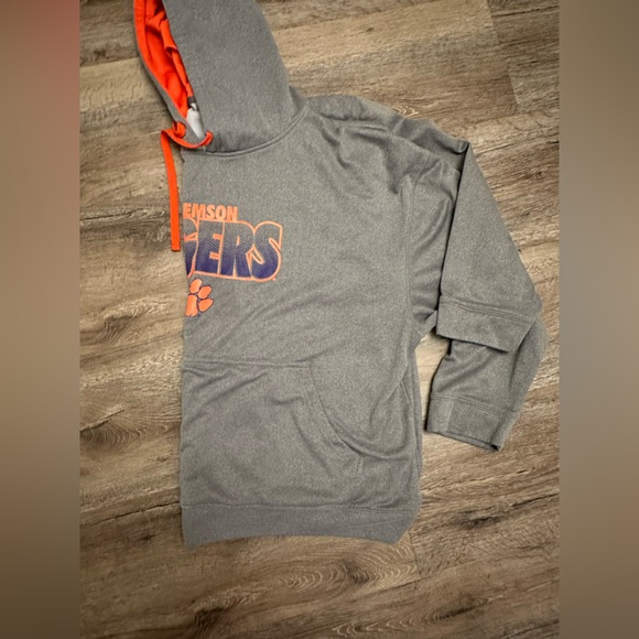 Clemson Tigers Hoodie Sweatshirt Gray ProEdge by Knights Apparel size XXXL - Picture 8 of 8